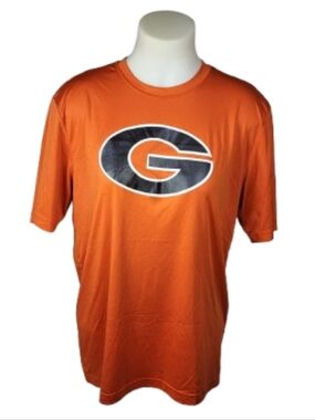 Sport-Tek Orange Graphic Tee with Center G Logo Sz Med